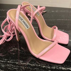 Steve Madden Uplift Strappy Heel PINK Size 6